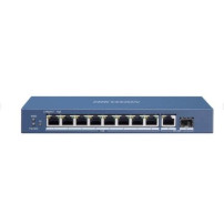 SWITCH HIKVISION L2, Unmanaged, 8 Gigabit POE ports,1 Gigabit RJ45 uplink port,1 Gigabit SFP uplink,802.3af/at-DS-3E0510P-E/M DS