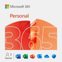 MICROSOFT 365 Personal Italian EuroZone Subscr 1YR Medialess FY25H2 1 utente - 5PC/MAC + 5 SMARTPHONE + 5 TABLET EP2-32448 EP2-3