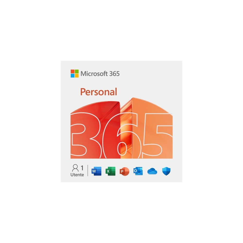 MICROSOFT 365 Personal Italian EuroZone Subscr 1YR Medialess FY25H2 1 utente - 5PC/MAC + 5 SMARTPHONE + 5 TABLET EP2-32448 EP2-3