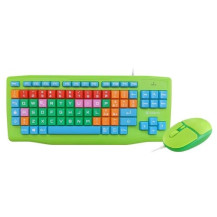 ATLANTIS EDU KIDS TASTIERA USB + MOUSE USB E13-K606-IT PRODOTTO ADATTO A BAMBINI E PERSONE IPOVEDENTI E13-K606-IT ATLANTIS