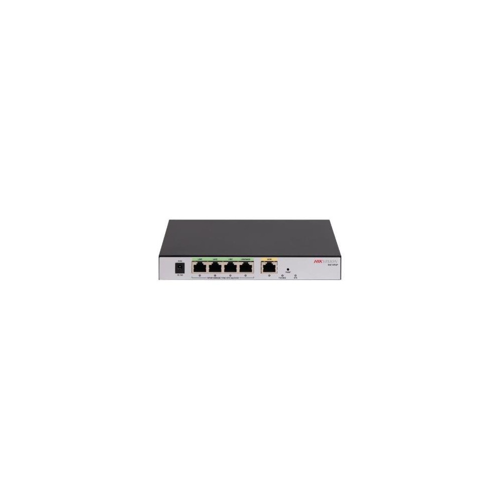 ROUTER HIKVISION All in One 5 Port 1*Gigabit RJ45/SFP,1*Gigabit WAN RJ45,4*Gigabit POE LAN, Users 100 DS-3WG105GP-SI HIKVISION