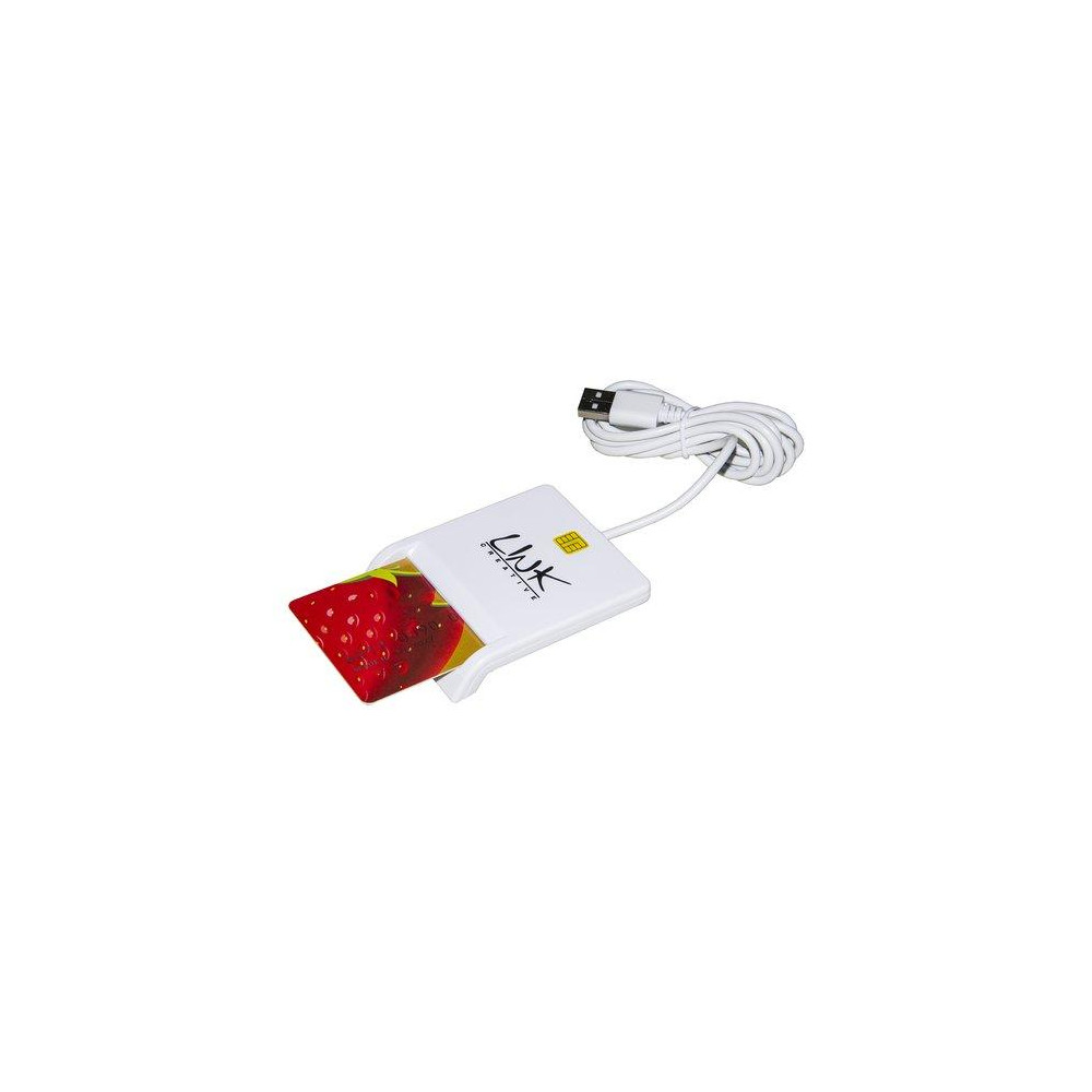 LETTORE LINK SMART CARD USB 2.0 BIANCO - LKCARD02