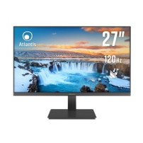 MONITOR ATLANTIS LED 27" Wide A05-HE27VF-VHM VA 1920x1080 120HZ 5ms 263±10cd/m² 4.000:1 VESA MM VGA HDMI Black A05-HE27VF-VHM AT