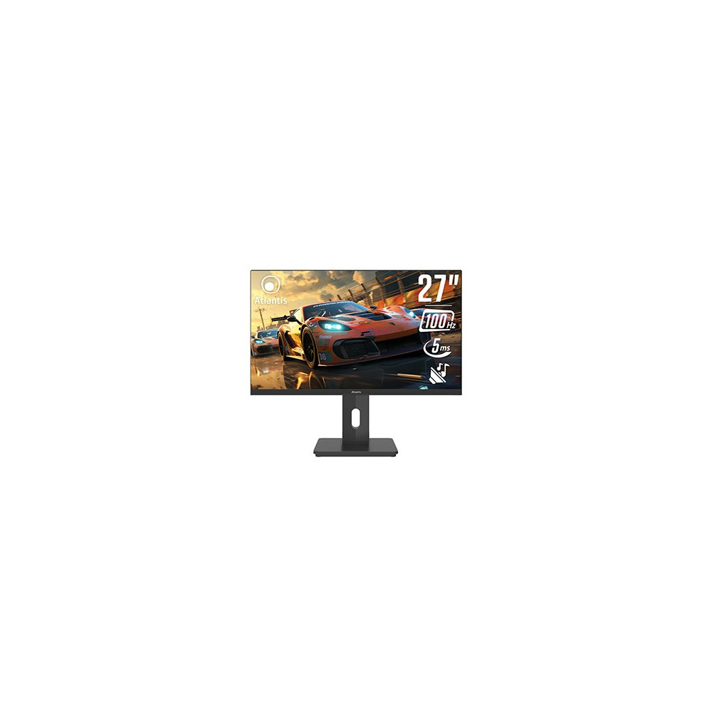 MONITOR ATLANTIS LED 27" Wide A05-HX27IFD-HCM IPS 1920x1080 100HZ 5ms 270cd/m² 1.000:1 2x2W MM Reg.H PIVOT HDMI DP USB-C Docking