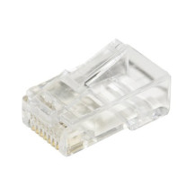 PLUG LINK RJ45 CAT 5E UTP NON SCHERMATO CON INSERTO PER CAVO FLESSIBILE - Confezione 100pz LKPL85I LKPL85I LINK