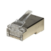 PLUG LINK RJ45 CAT 6 SCHERMATO PER CAVO SOLIDO - Confezione 100pz LKPL86P LKPL86P LINK