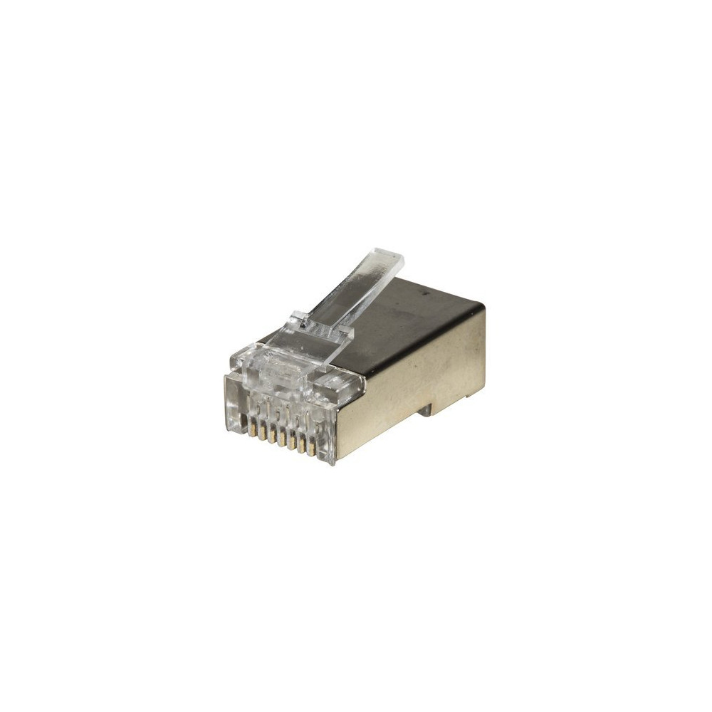 PLUG LINK RJ45 CAT 6 SCHERMATO PER CAVO SOLIDO - Confezione 100pz LKPL86P LKPL86P LINK