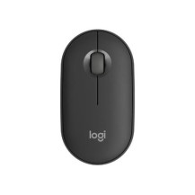 MOUSE LOGITECH "PEBBLE MOUSE 2 M350S" WIRELESS USB+BLUETOOTH Ambidestro GRAFITE BITONALE 910-007015 910-007015 LOGITECH