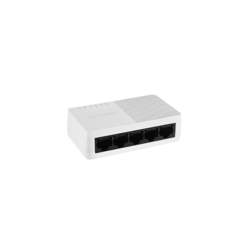 SWITCH HIKVISION 5P LAN DESKTOP 10/100M RJ45 CASE PLASTICA DS-3E0105D-O DS-3E0105D-O HIKVISION