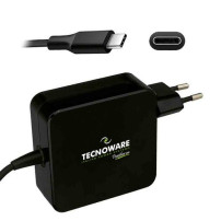 ALIMENTATORE TECNOWARE USB C FAU17563 DA RETE ELETTRICA 65W x NB MacBook Pro,SmartPhone,Tablet e tutti i disp comp con USB C FAU