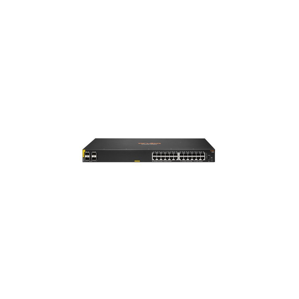 SWITCH R8N87A ARUBA CX 6000 24 X X10/100/1000 CLASS4 (POE 370W) + 4 X 1GB SFP GARANZIA A VITA LIMITATA R8N87A HPE