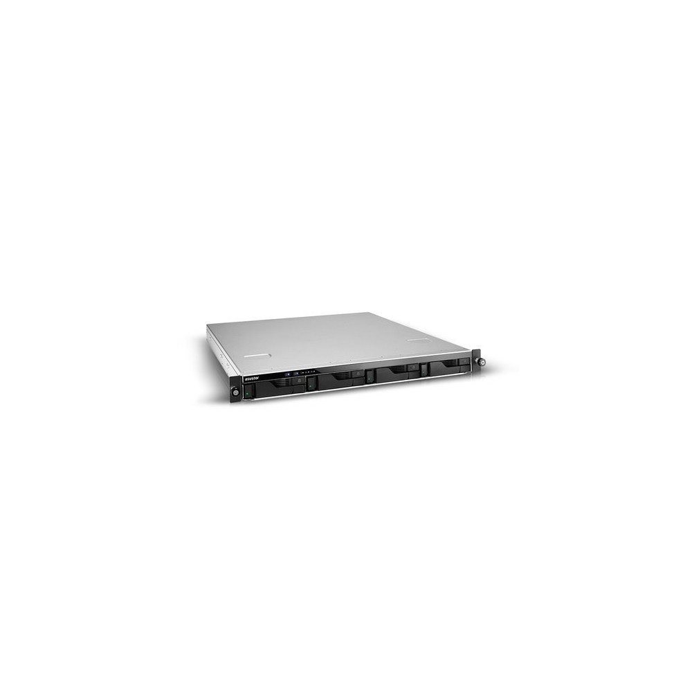 ASUSTOR NAS 1U RACK 4 Bay, Intel ATOM C3538 4Core, 8GB (128GB MAX) , 2.5 GbE x2, USB 3.2 x4, 1X250W .. AS6504RS AS6504RS ASUSTOR
