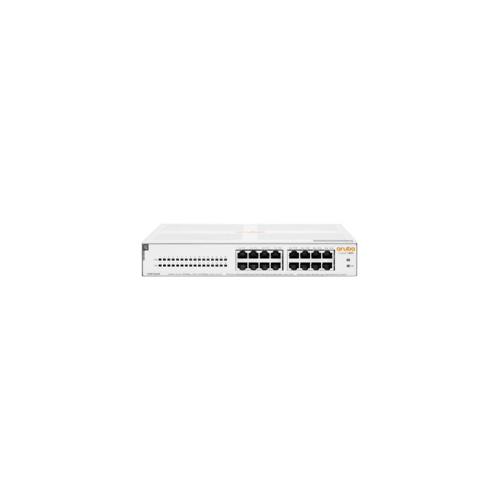 HPE Networking Instant On Switch Series 1430 R8R48A UNMANAGED 16 PORTE 10X100X1000 CLASS4 POE 124W R8R48A HPE