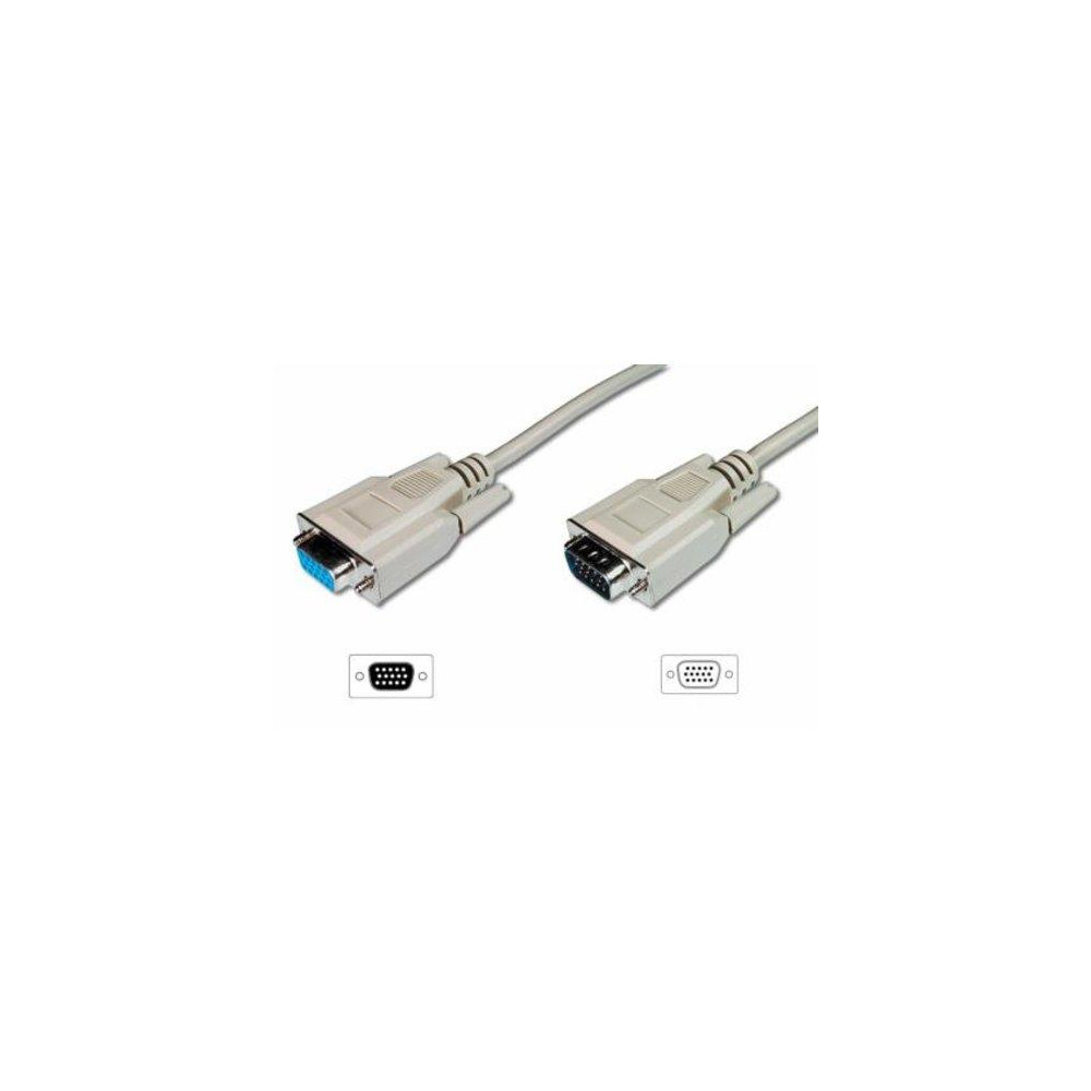 CAVO DIGTIUS SVGA TO SVGA, M/F, 3MT, (PROLUNGA), BIANCO, LP125