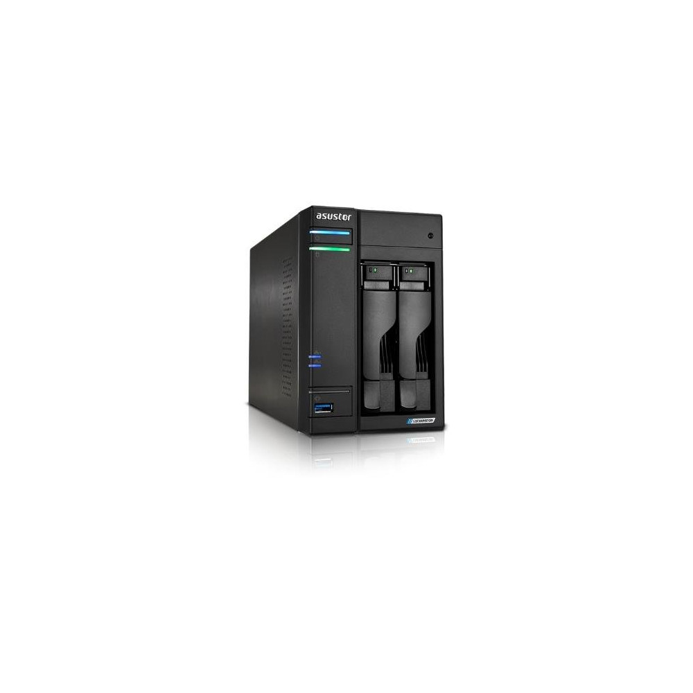 ASUSTOR NAS TOWER 2 Bay + 4x M.2 NVMe , Intel Celeron N5105 Jasper Lake Quad-Core, 4GB (16GB MAX) , 2.5 GbE x 2, .. AS6702T AS67