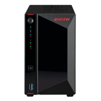 ASUSTOR NAS TOWER 2 Bay + 4xM.2 NVMe , Intel Celeron N5105 Quad-Core, 4GB RAM (max 16GB), 2x2.5 GbE, 3xUSB 3.2 Gen-2 .. AS5402T 