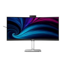 MONITOR PHILIPS LED 34" 21:9 CURVED 34B2U6603CH/00 3440x1440 4ms 500cd/m² 2x5W MM Webcam Reg.H 2HDMI DP RJ45 USB-C docking