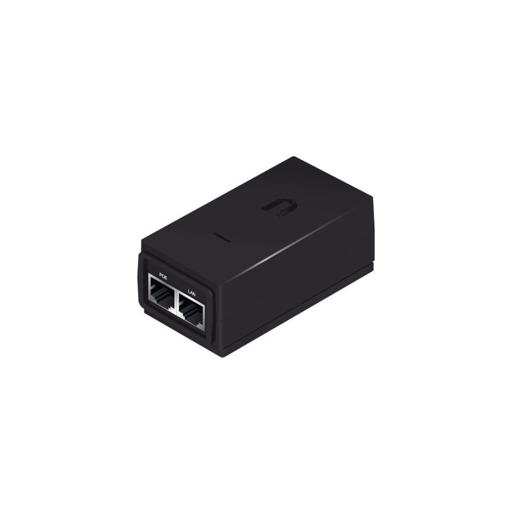 ADATTATORE POE INJECTOR UBIQUITI POE-24 POE INJECTOR,24VDC 0.5A, 12W, Gbit - POE-24-12-W-G COLORE NERO POE-24-12W-G-EU UBIQUITI