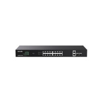 SWITCH TENDA TEG1120P-16-150W 18P GE+2SFP con 16P PoE 150W Power Consumption 30W Max. PoE of single port