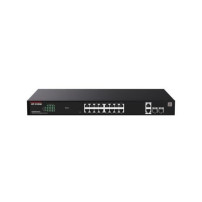 SWITCH IP-COM G2220P-16-250W 18P GIGABIT ETHERNET+2P SFP di cui 16P PoE max output per porta 30W- totale 230W CLOUD MANAGED G222