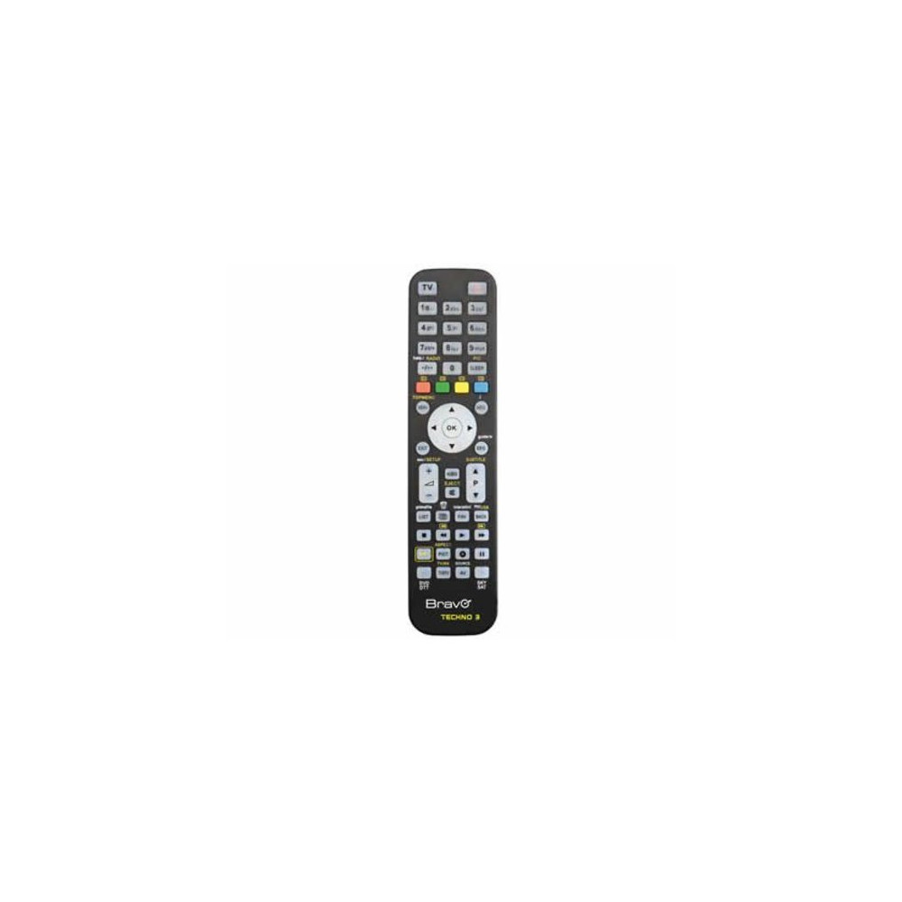 TELECOMANDO BRAVO "TECHNO3" PROGRAMMABILE PER TV-DVD/VCR/DTT-SAT/SKY (necessita del Kit di programmazione) 92602666 BRAVO