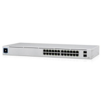 UBIQUITI SWITCH USW-24-POE-EU 24 PORTE LAN GIGABIT di cui 16 Porte Lan PoE Budget 95W + 2 Porte 1G SFP USW-24-POE-EU UBIQUITI