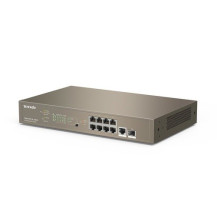 SWITCH TENDA TEG5310P-8-150W m9P LAN GIGABIT DESKTOP 10/100/1000M 8P POE 1P SFP LAYER 3 MANAGED Potenza PoE 150W TEG5310P-8-150W