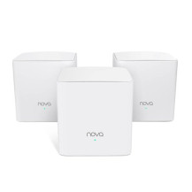 ROUTER TENDA NOVA nova MW5G(3-pack)WIRELESS AC1200 2P GIGABIT 2 antenne interne COPERTURA FINO A 350m2 nova MW5G(3-pack) TENDA