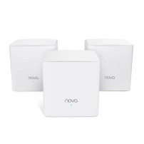 ROUTER TENDA NOVA nova MW5G(3-pack)WIRELESS AC1200 2P GIGABIT 2 antenne interne COPERTURA FINO A 350m2 nova MW5G(3-pack) TENDA