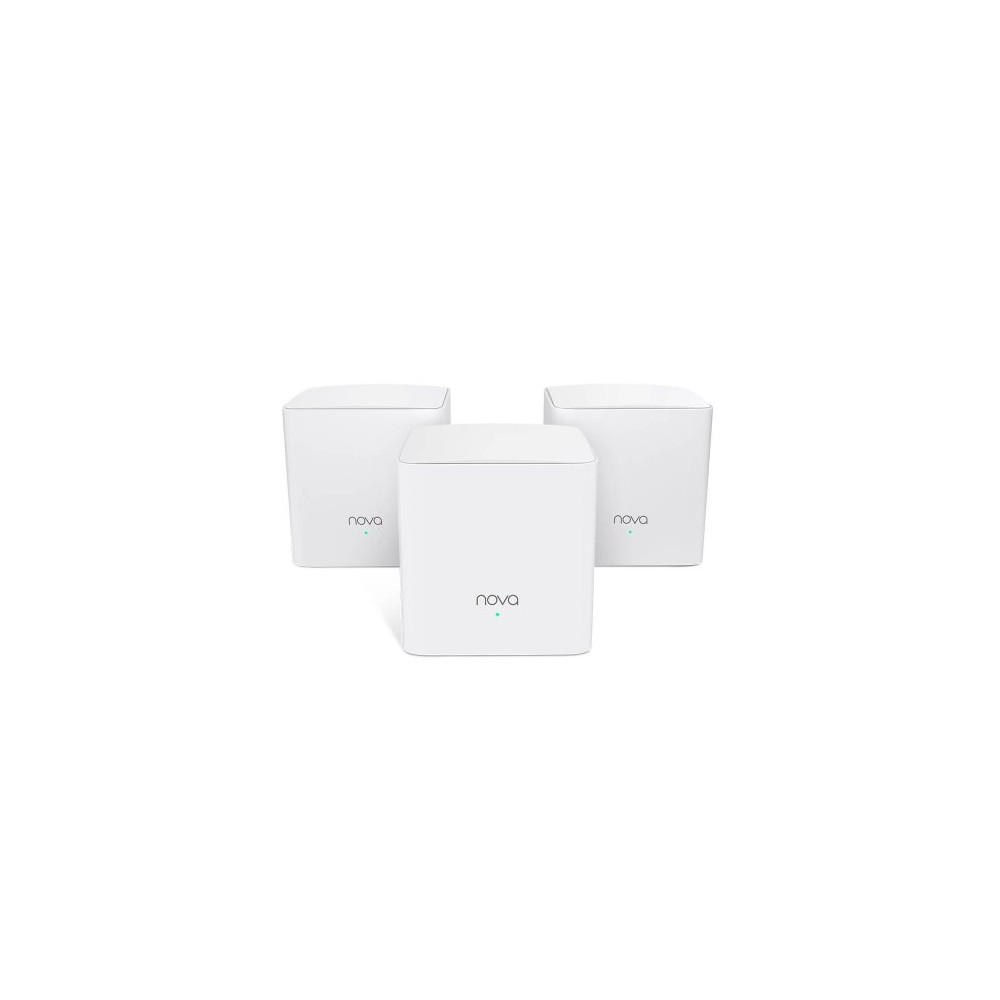 ROUTER TENDA NOVA nova MW5G(3-pack)WIRELESS AC1200 2P GIGABIT 2 antenne interne COPERTURA FINO A 350m2 nova MW5G(3-pack) TENDA