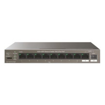 SWITCH TENDA TEG1110PF-8-102W 10P GIGABIT DESKTOP 10/100/1000M 9P GE(DI CUI 8P POE)+1SFP TEG1110PF-8-102W TENDA