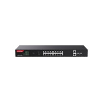 SWITCH IP-COM G1120P-16-250W 18P GIGABIT Base-T+2P Base-X SFP Ethernet Unmanaged PoE budget tot. 230W G1120P-16-250W IP-COM