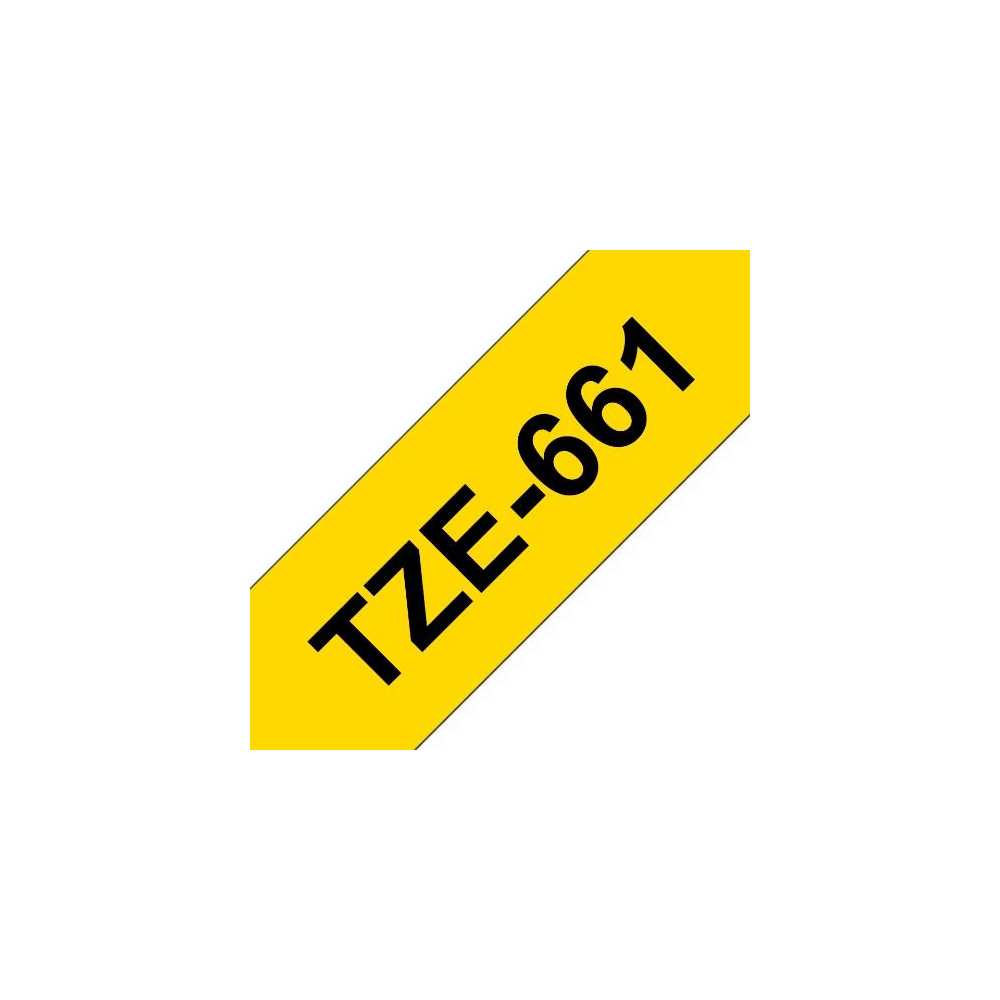 BROTHER TZE661 NASTRO TZ NERO / GIALLO #