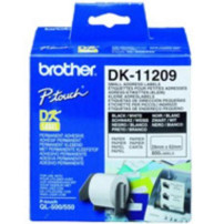 ETICHETTE BROTHER DK-11209 CONF.800PZ ADESIVE 29x62mm X QL-500 QL-550 QL-1050 QL-1050N QL-570 QL-700 QL-710W QL-800 QL-810W