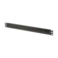 PANNELLO DI CHIUSURA DIGITUS PER ARMADIO RACK CON FORO ENTRATA CAVI PROTETTO DA SPAZZOLA COLORE NERO 1U