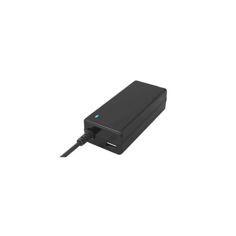 ALIMENTATORE UNIVERSALE 65W ITEK x NOTEBOOK DA 65W 12 connettori, porta USB 5V1A, 100/240VAC, 15/20VDCi - ITNBAE65