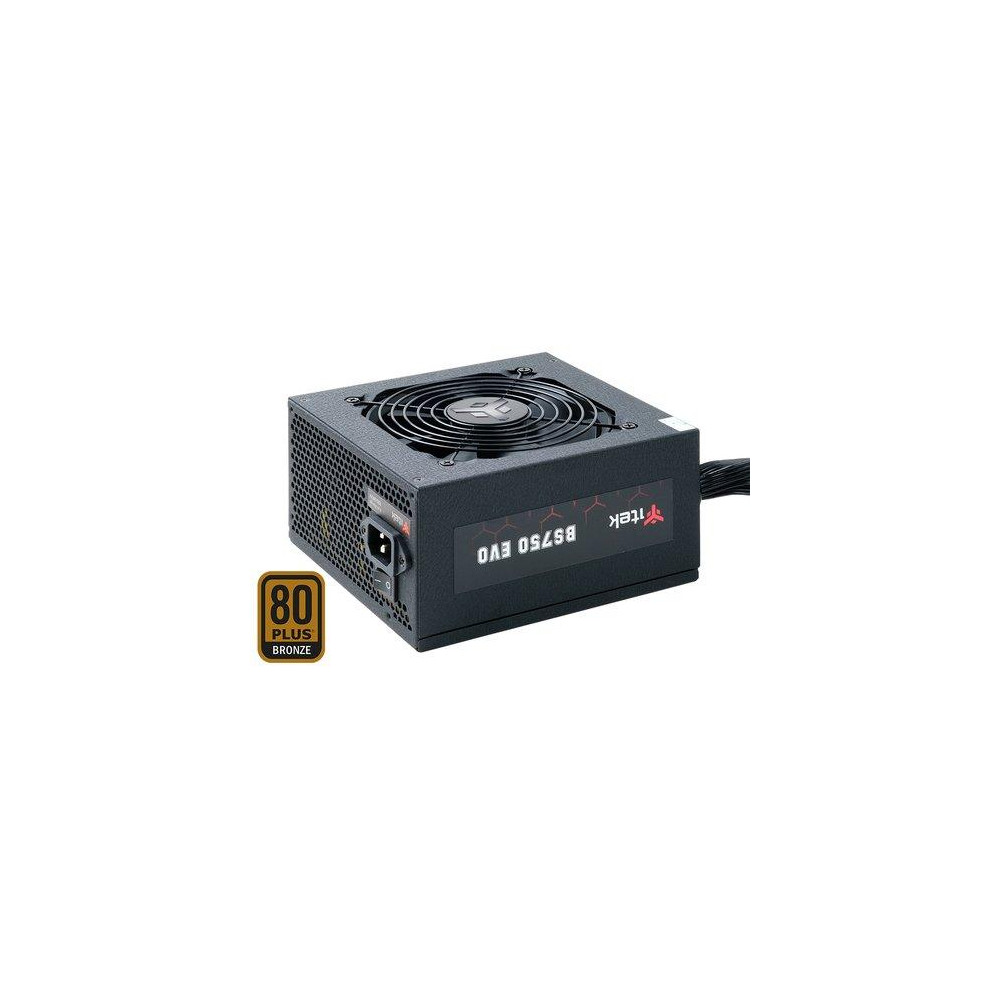 ALIMENTATORE ITEK BS750 EVO 750W ATX VENTOLA 12CM - Active PFC - 80PLUS BRONZE, SEMI MODUL. ITPSEBS750