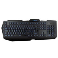 TASTIERA TRITON by Atlantis K400 GAMING retroilluminaz 3colori,USB,AntiGhosting fino a 19tasti contemp,12tasti multimediali/funz