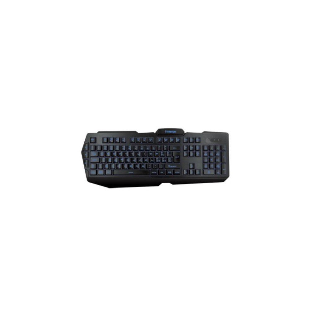 TASTIERA TRITON by Atlantis K400 GAMING retroilluminaz 3colori,USB,AntiGhosting fino a 19tasti contemp,12tasti multimediali/funz