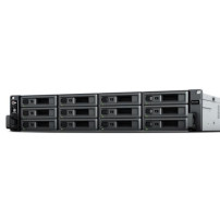 NAS RACK 2U SYNOLOGY RS2423+ 12XHDD NOHDD 3.5''/2.5'' SATA 2x1GBe 1x10GB BaseT 8GB RAM CPU 4C 3.35GHz AMD Ryzen V1780B 1X500W RS