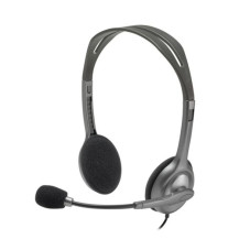Cuffie Logitech H111 Cavo Over-the-head Stereo - Nero - Binaural - Supra-aural - 32 Ohm - 20 Hz a 20 kHz - 180 cm Cavo 981-00059