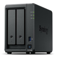 NAS TOWER SYNOLOGY DS725+ 2XHDD NOHDD 3.5''/2.5'' SATA + 2x SSD M.2 NVMe 1x1GBe 1x2.5GBe 4GB RAM CPU 2C 2.6 GHz AMD Ryzen R1600 