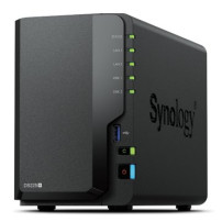 NAS TOWER SYNOLOGY DS225+ 2XHDD NOHDD 3.5''/2.5'' SATA 1x1GBe 1x2.5GBe 2GB RAM CPU 4C 2.0 GHz Intel Celeron J4125 DS225+ SYNOLOG