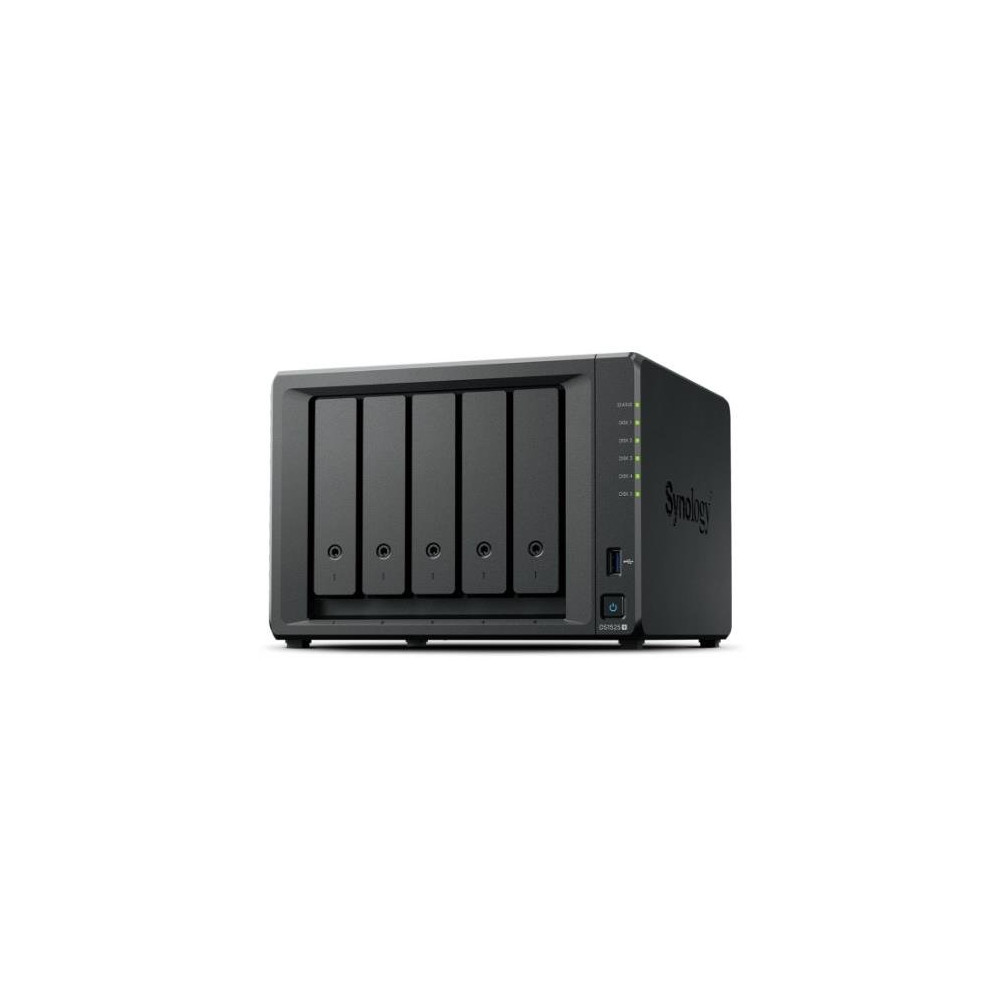 NAS TOWER SYNOLOGY DS1525+ 5XHDD NOHDD 3.5''/2.5'' SATA + 2x SSD M.2 NVMe 2x 2.5GBe 8GB RAM CPU 4C 2.2 GHz AMD Ryzen V1500B DS15