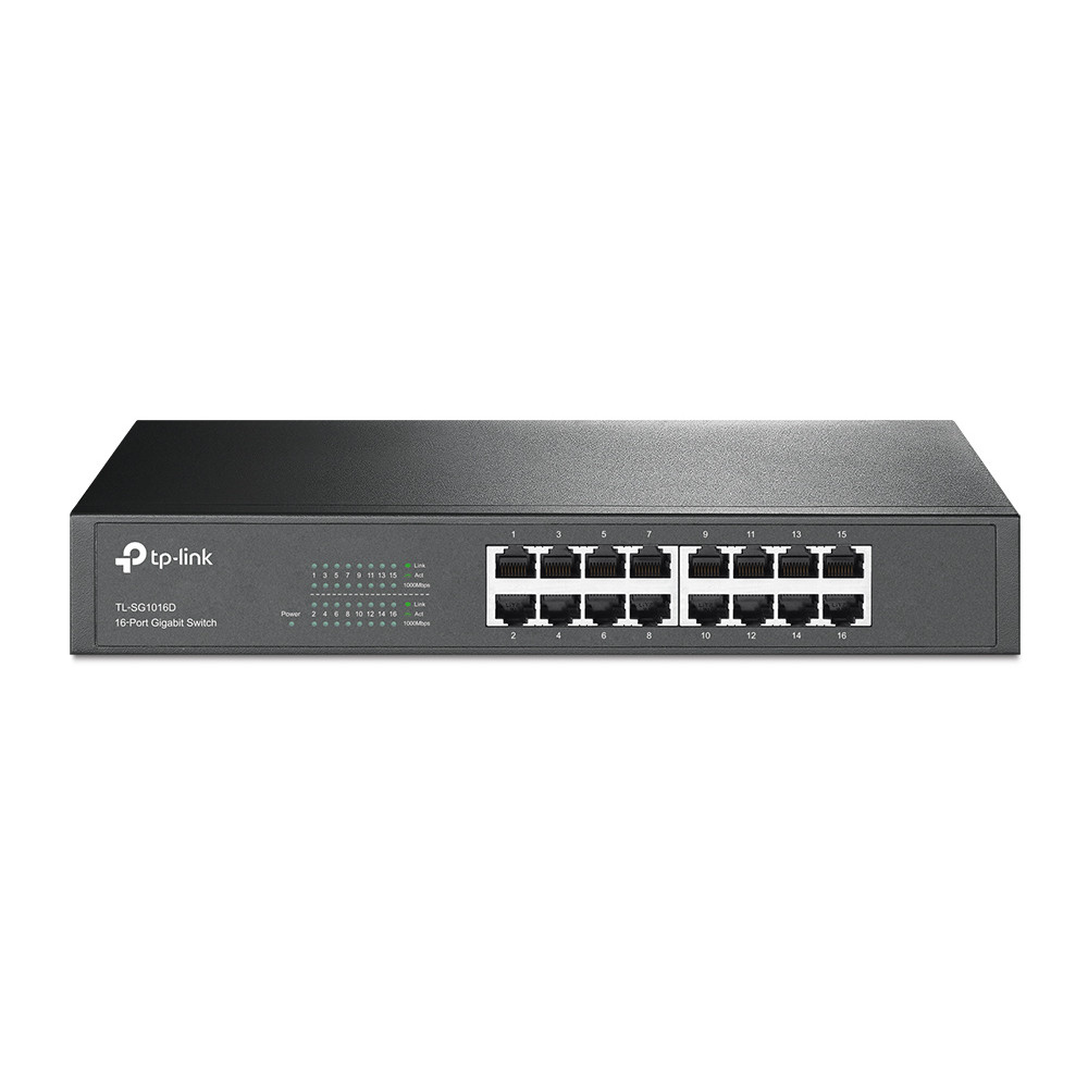 TP-Link Switcher Gigabit 16-port 10/100/1000M TL-SG1016D