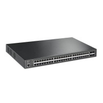 SWITCH TP-LINK TL-SG3452XP 48P GIGABIT  PoE+,L2+ Managed,4 Slot SFP+ 10GE, power budget 500W, 1U 19-inch Rack-mountable SG3452XP
