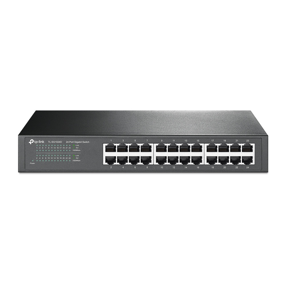 TP-Link Switcher Gigabit 24-port  10/100/1000Mbps TL-SG1024D