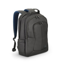 ZAINO RIVACASE TEGEL-ECO 17"- NERO - WATER RESISTANT - TASCHE LATERALI PORTA BOTTIGLIE - R8460B R8460B RIVACASE
