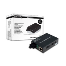 MEDIA CONVERTER DIGITUS 10/100/1000 GIGABIT MEDIA CONVERTER RJ45 - FIBRA OTTICA ST 1000Base-SX - DN82110 DN82110 DIGITUS