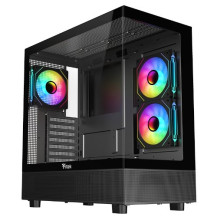 CASE ITEK SHOWBUI 42B GAMING TOWER, ATX, 3x12cm ARGB fan, 2xUSB3, TYPE-C,SYDE & FRONT PANEL TEMP GLASS - ITGCASB42B ITGCASB42B I